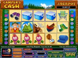 Play Now Camper's Cash Slots!