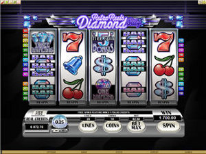 Retro Reels Diamond Glitz Slots